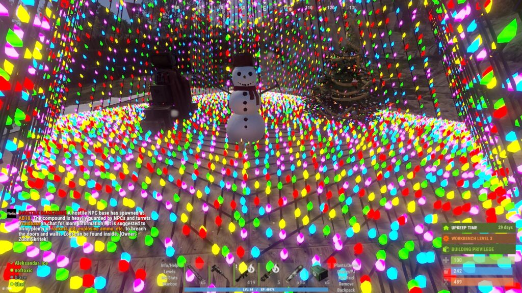 Inside of the tree