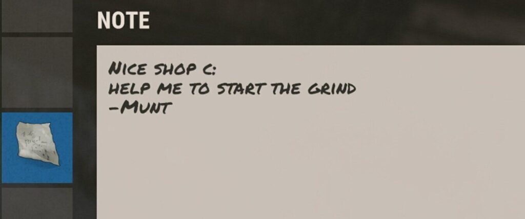 Adding a nice note that was put in the mailbox
